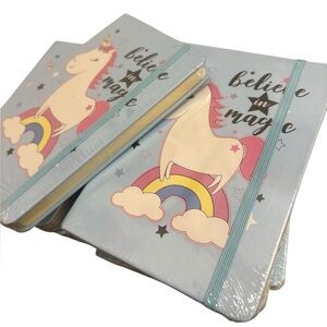 10 pc Unicorn Magic Kids Notebook - Blue NWT